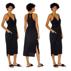 BCBGeneration Women's Sleeveless Midi Dress with Pockets! - Machine Washable